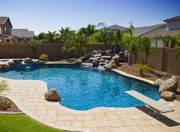 fiberglass pools with diving boards Small Inground Swimming Pool-www.southerncaliforniaswimmingpools.com