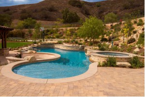 planning landscaping around your inground swimming pool